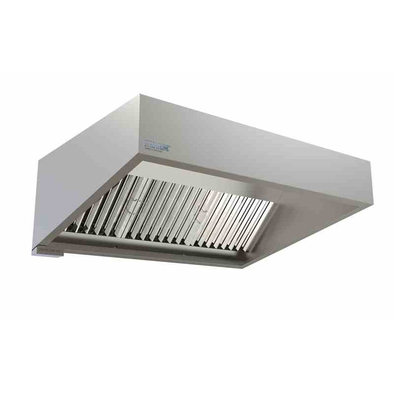 Commercial Kitchen Commercial Extraction Canopy Hood Kit 1500 mm